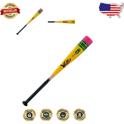2 5/8'' VIBE Pencil Aluminum Tee Ball Bat - Fun Design for Young Baseball Stars