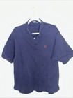 Polo Ralph Lauren Polo - Mens Large Classic Fit - Embroidered Logo - Navy Red