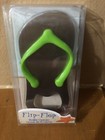 Flip-Flop Bottle Opener for Wine or Beer Beach Decor Silver Green Sandal — photo 2