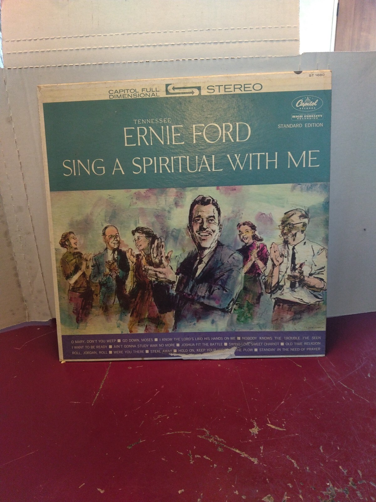 Tennessee Ernie Ford Sing A Spiritual With Me Standard Edition Record