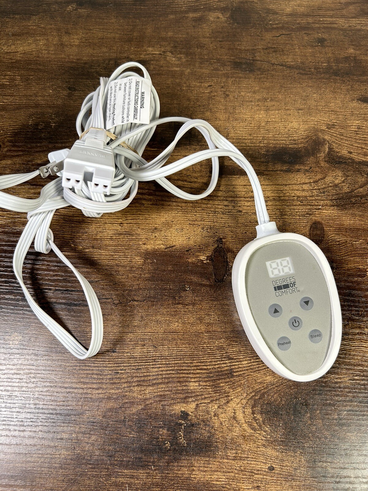 Beautyrest SCEB 2.6.2 Plush Electric Heated Blanket Gray Controller Only eBay