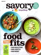 SAVORY MAGAZINE JAN 2019 - GOOD FOR YOU SOUPS - BREAKAST - COOKING RECIPES
