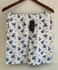 Polo Ralph Lauren Yacht Club Pattern Shorts Size Medium Mens Cotton Sailing
