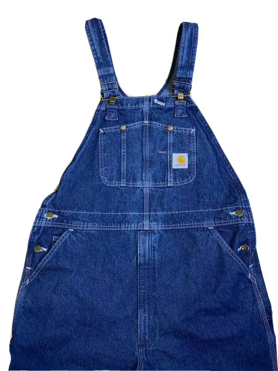 Berne Unlined Washed Zip To Knee Duck Bib Overall