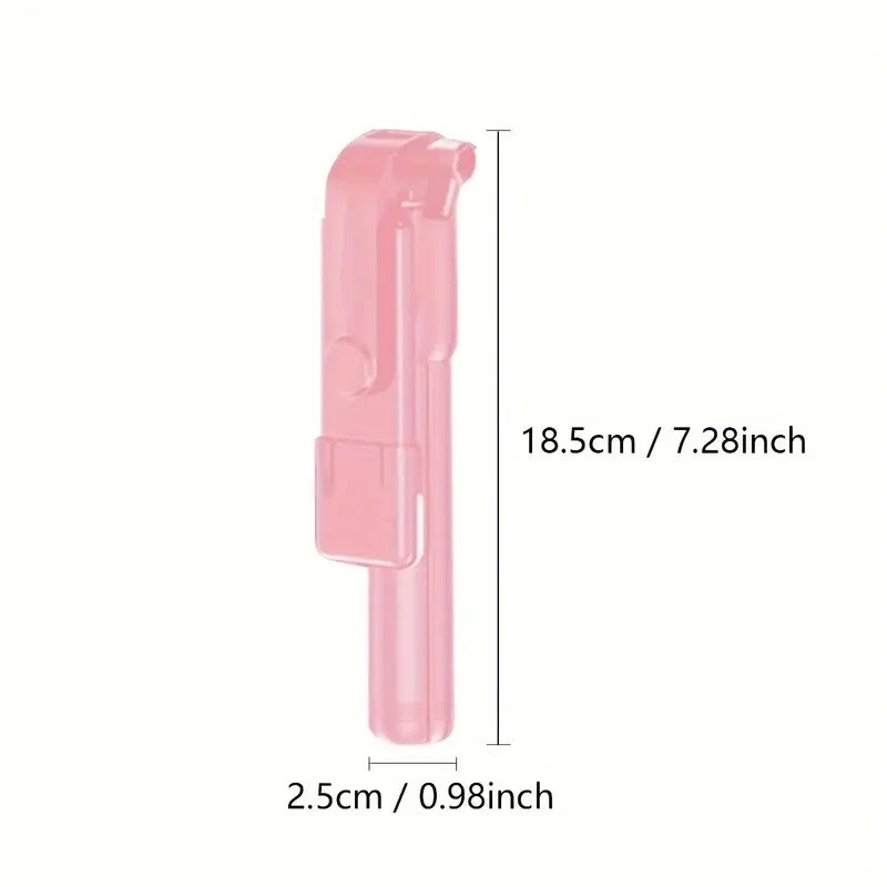 Trípode telescópico antivibración fácil de transportar, luz de llenado mando a distancia inalámbrico Foto 2 de 4