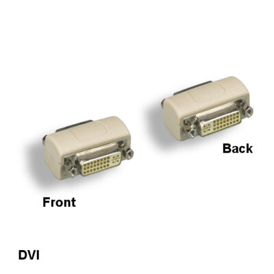 DVI 24+5 Female to Female Adapter Digital/Analog Support DVI-A DVI-D DVI-I TV PC