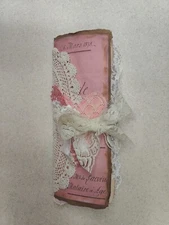 Handmade French Valentine Vintage Look Document Journal
