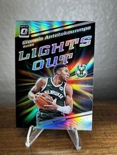 2023-24 Panini Optic 🔥 LIGHTS OUT 8 GIANNIS ANTETOKOUNMPO 🔥 HOLO SILVER