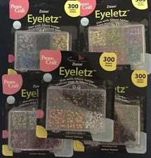 ProvoCraft Zision Eyeletz 1/8" Eyelets Assorted 300 pc Assortments - Your Pick