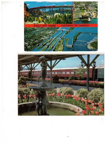 CANADA LOCOMOTIVES NEAR 25 & 2 POST CARD/COVER #1039 cat $16.00 LOT 303-31 - 第 2/2 張圖片