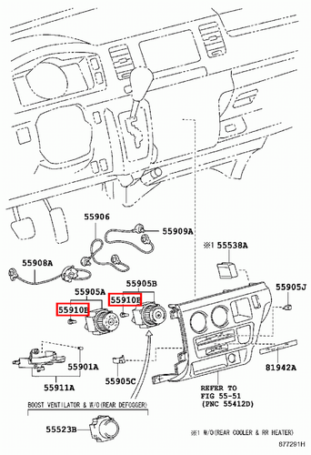 Genuine Hilux TGN26 TGN16 TGN10 KUN36 KUN35 KUN26 KUN25 Heater Control Bulb - Picture 3 of 9