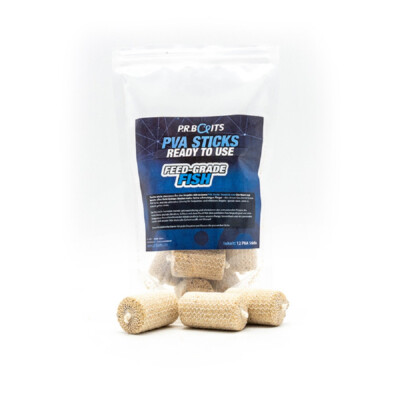 P.R. Baits  Feed-Grade Fish  PVA Sticks  12 Stück  Karpfenangeln Köder Futter