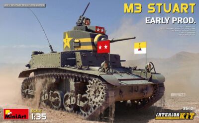 Miniart 35404 - 1:35 M3 Stuart Early Prod. Interior Kit - Neu