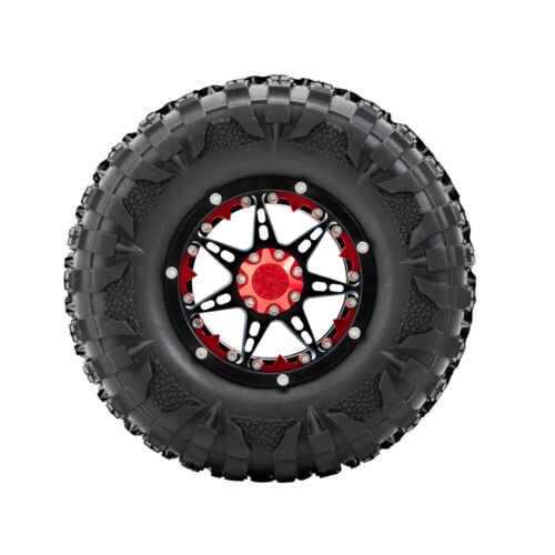 Cerchio e pneumatici mozzo ruote in lega 2,2"" per auto cingolata rock RC assiale SCX10 - Foto 41 di 67