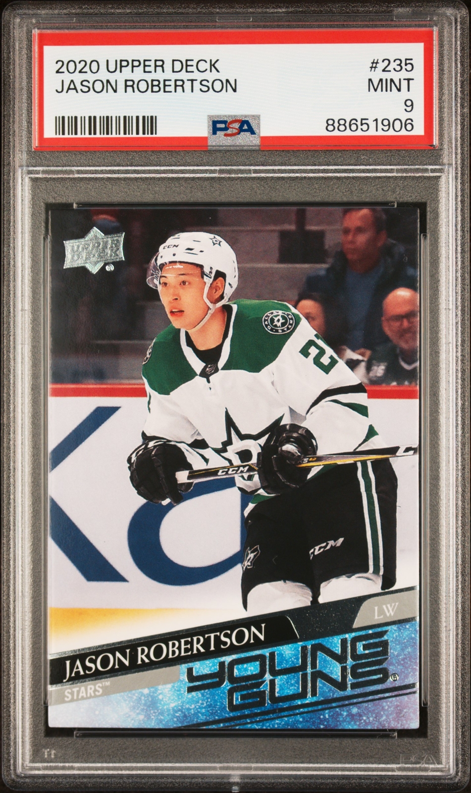 2020 Upper Deck Jason Robertson #235 PSA 9 Young Guns Rookie RC
