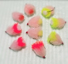 10 BISCUIT FOAM ARSE BLOBS FAB barbless HOOKS sz 10