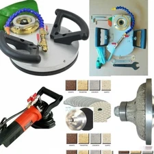 Eco Edge polisher 3/4" 20mm 1 1/4" 30mm Ogee Bullnose Router Pad stone concrete 