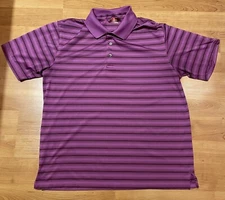 Champions Tour Mens Purple Golf Shirt Polo Size XL Comfy & Lightweight