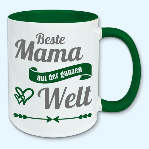 Tasse Beste Mama auf der ganzen Welt Kaffeebecher Geschenk - Bild 19 von 24