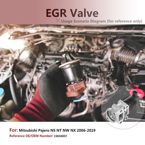 1582A037 EGR Valve Fit For Mitsubishi Pajero NS NT NW NX 2006-2019 3.2L 4M41 SUV - Picture 3 of 10