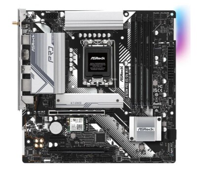 For ASRock B760M Pro RS/D4 WiFi LGA 1700 Intel B760 DDR4 Micro ATX Motherboard