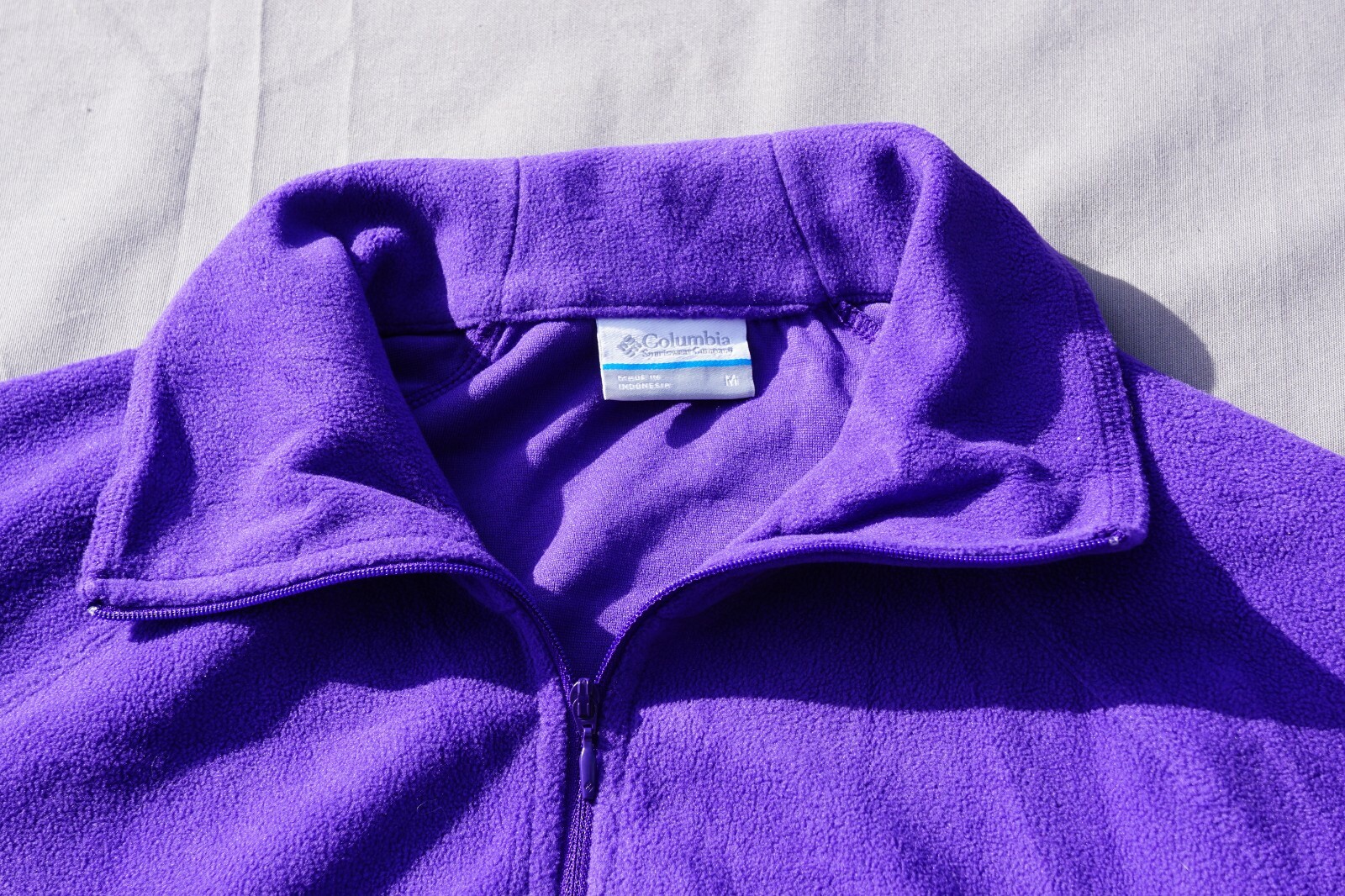 Columbia Fleece Pullover Sweatshirt Top Purple Women's Size M  thumbnail 3