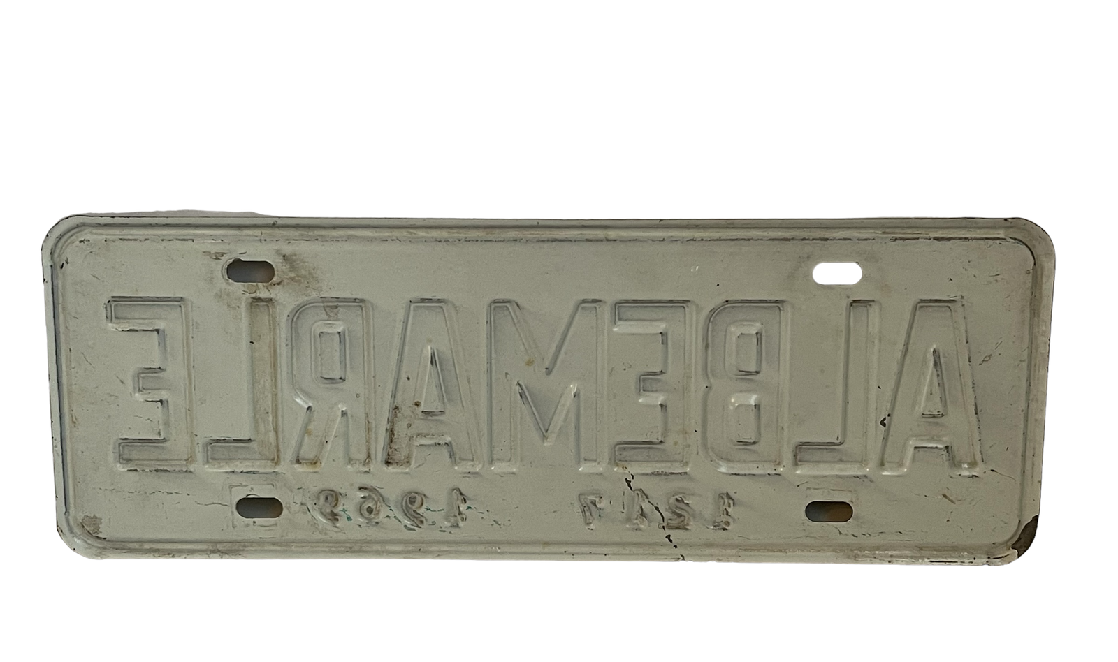 Vintage License Plate Topper Albemarle NC North Carolina 1969 eBay