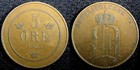 SWEDEN Oscar II Bronze 1903 5 Öre 27mm Mintage-243,000 UNC KM# 757 (23 168) — photo 1