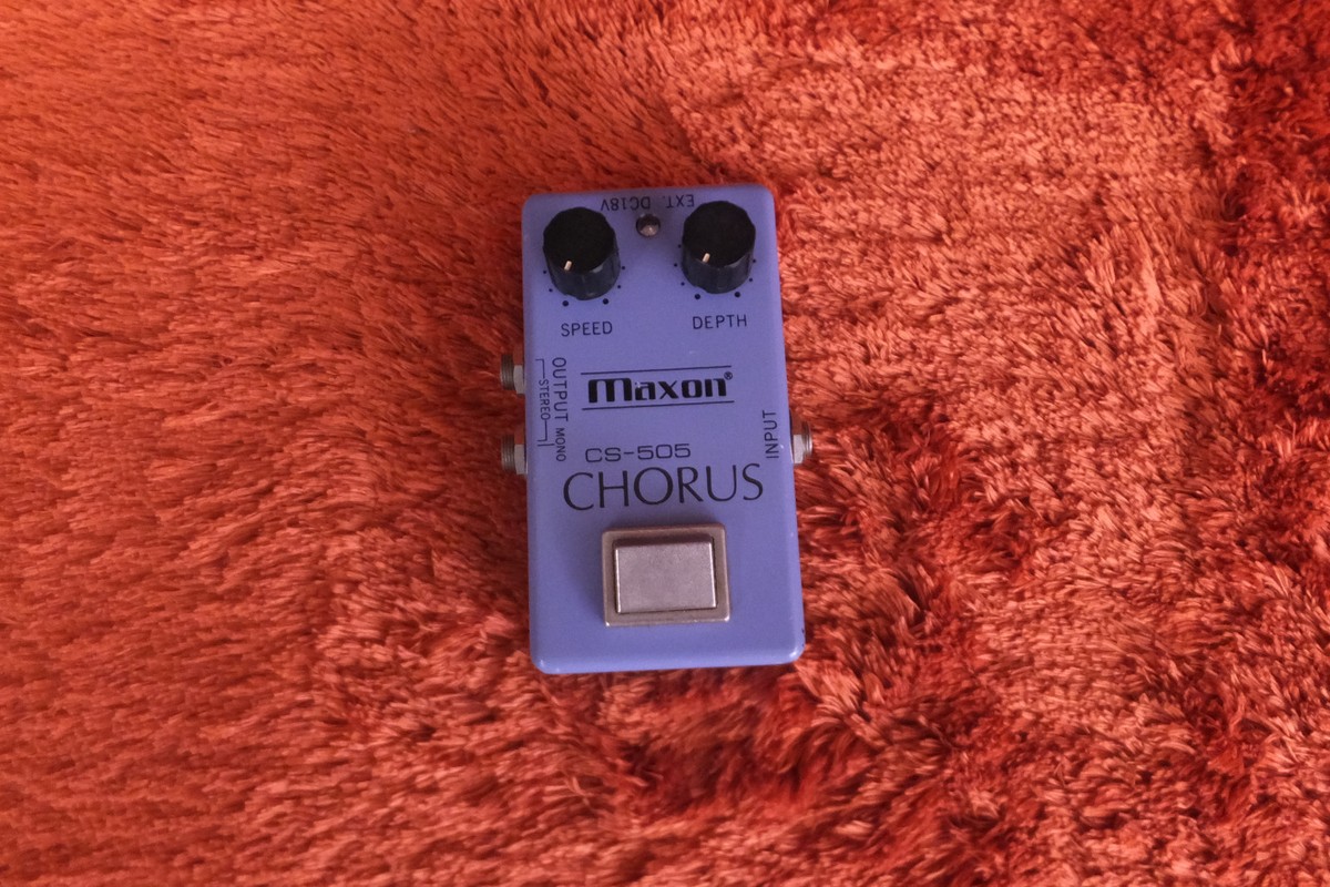 Maxon CS 505 STEREO CHORUS guitar effect 180515 | eBay