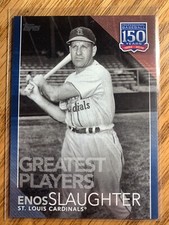 2019 Topps 150 Years of Pro Baseball Greatest Players Blue #GP42 Enos Slaughter