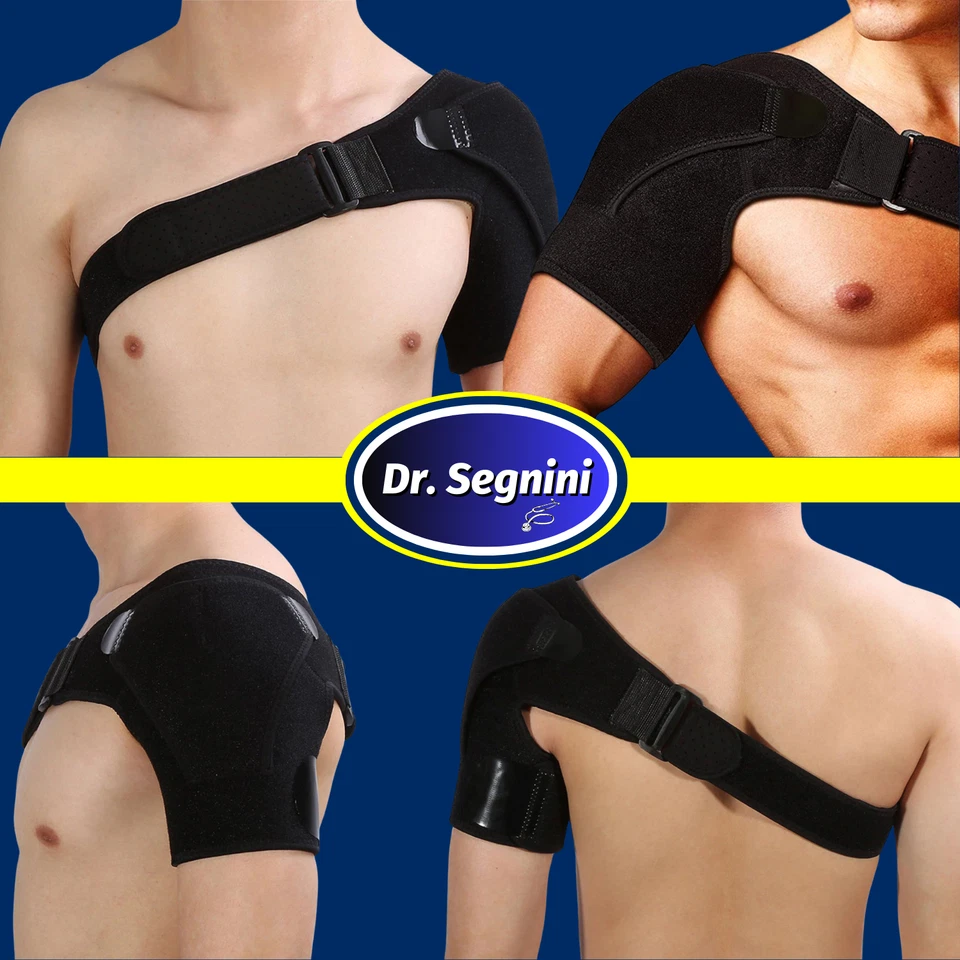 SHOULDER BRACE ROTATOR CUFF PAIN RELIEF SUPPORT ADJUSTABLE BELT SLEEVE SPRAINS✅⭐ - Image 2 of 4