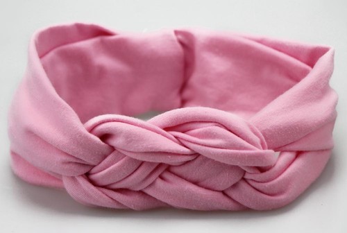 Baby Girls Turban Knot Twist Headband Hair band Head Wrap Cute Kids Floral Plain - 第 18/58 張圖片