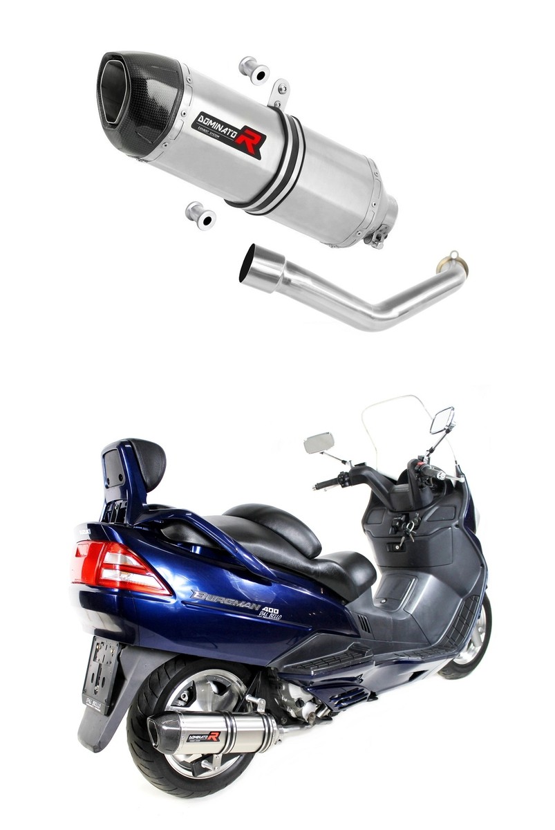DOMINATOR EU Omologato approvato Terminale di Scarico Silenziatore GP1 compatibile con CB 600F HORNET 2003-2006