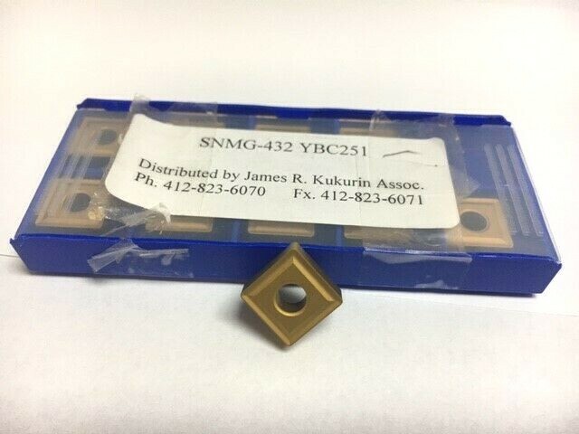 naページ Inserts ZCC USA SNMG-432 Grade YBC251 price per 10/pk | eBay
