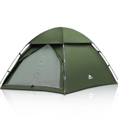 2 Person Backpacking Tent, Easy Setup Dome Tent, Lightweight