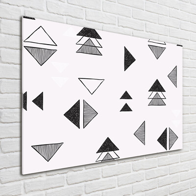 Wandbild aus Plexiglas  Druck auf Acryl 100x70 Sonstige Dreiecke