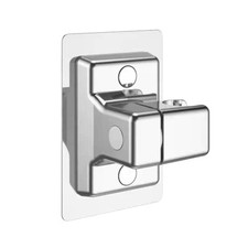 Self-Adhesive Adjustable Mounted Shower Head Holder Wall Bracket Stand Bathroom