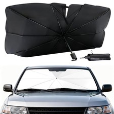 General Windshield Sun Shade Umbrella,Vinyl Titanium Silver Coating Heat