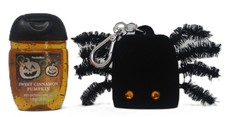 Black Spider Pocketbac Holder Sweet Cinnamon Pumpkin Sanitizer Bath Body Works