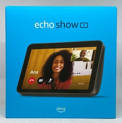 Amazon Echo Show 8 - 2.Generation - schwarz - NEU & OVP - Smart Display-Lautspr.