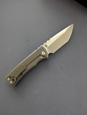 Chaves Knives Ultramar Redencion 229  EXCLUSIVE Chisel Grind M390 Bronze Ti Rare