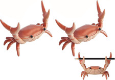 Desk Crab Pen Holder, Creative Weightlifting Crab Pencil Stand, Organizer for Sm