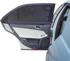 Car Side Window Sun Shade Double Layer 2 Pieces