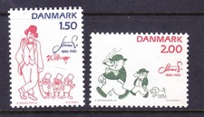 Denmark 728-29 MNH 1982 Cartoon Characters of Robert Storm Set of 2