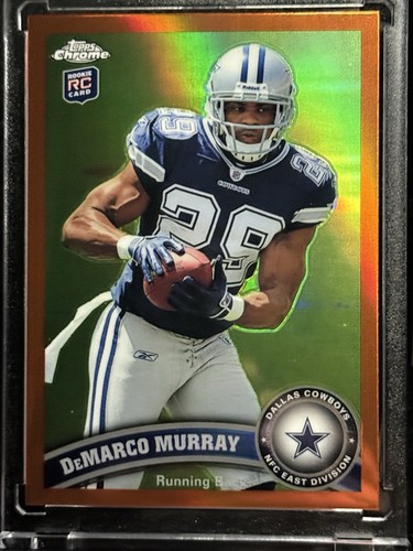 DeMarco Murray [Orange Refractor] #173 2011 Topps Chrome card