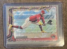 2025 Topps Holiday - Geraldo Perdomo #H93 Gold Holiday Lights
