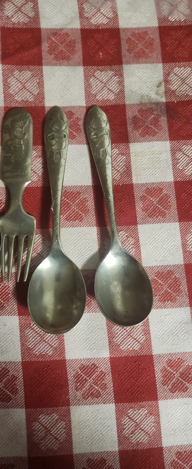 8 cucharas Disney, 4 vintage SP Bradford & Fairfield, esmalte cubierto, Epcot, ¡más! Foto 4 de 4