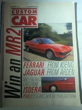 Custom Car Magazine October 1985  Hot Rod Saab Isdera