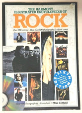 The Harmony Illustrated Encyclopedia Of Rock 1988 Paperback Book Vintage 6th Ed