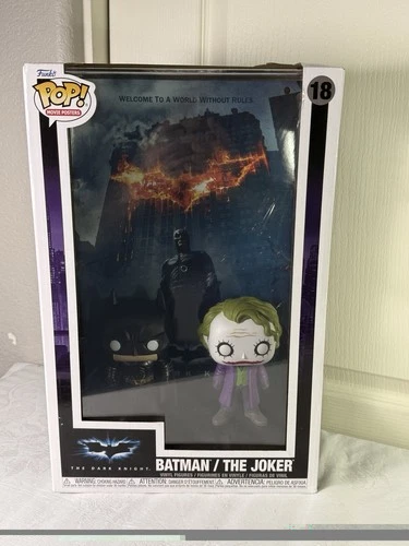 Funko Pop! Movie Poster The Dark Knight Batman & Joker - #18 New